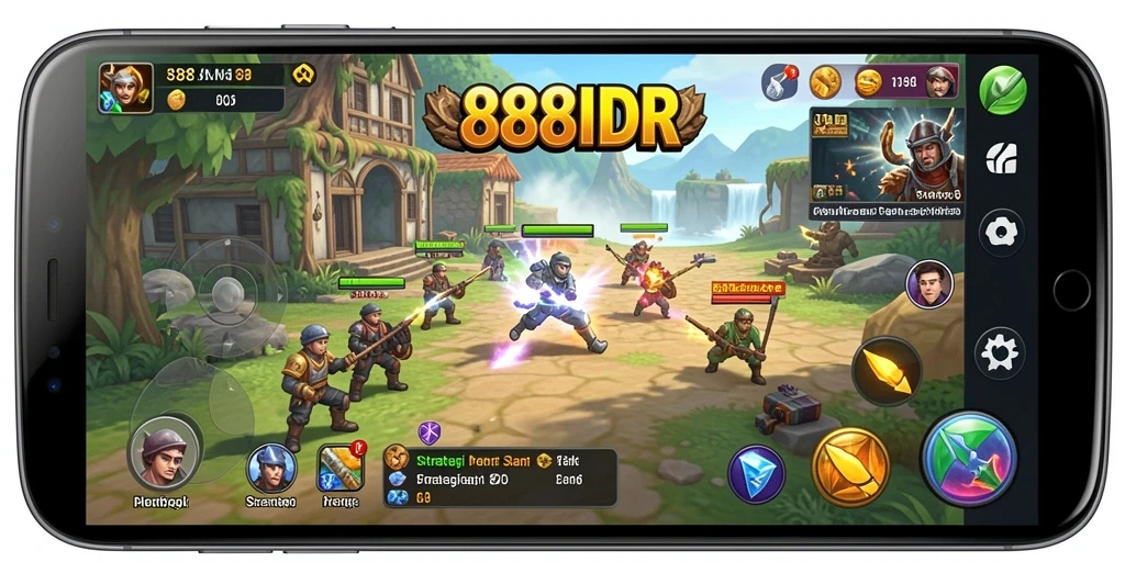 Gameplay strategi yang intens untuk mengalahkan musuh.