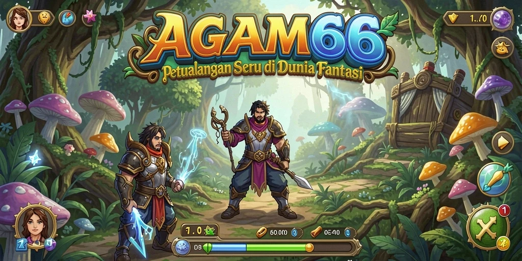 Tampilan gameplay AGAM66 yang seru dan penuh petualangan.