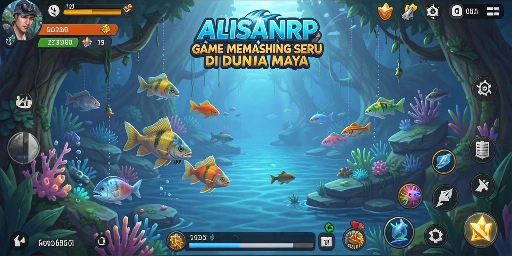 Tangkapan ikan terbaik dalam gameplay ALISANRP yang seru.