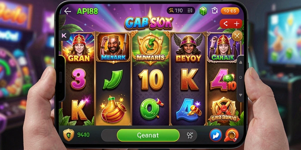 Screenshot gameplay API88 yang menampilkan keseruan permainan Slot.