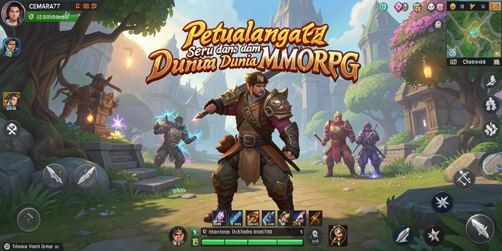 Tampilan gameplay mendebarkan dalam dunia <strong>CEMARA77</strong> yang luas.