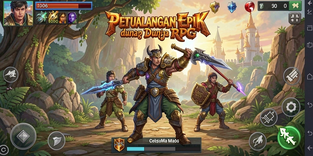 Gameplay D06 yang menarik dan penuh petualangan RPG.