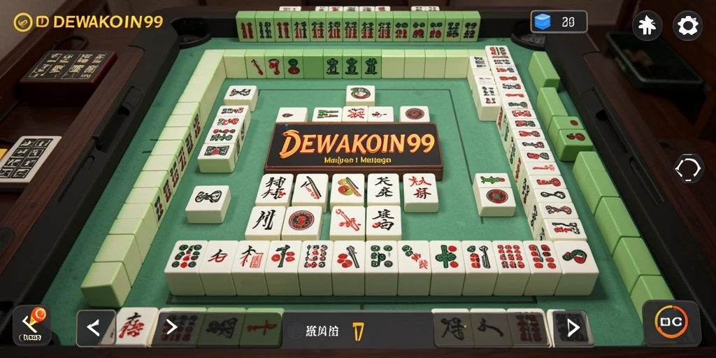 Gameplay DEWAKOIN99 yang seru dan menantang di Mahjong.