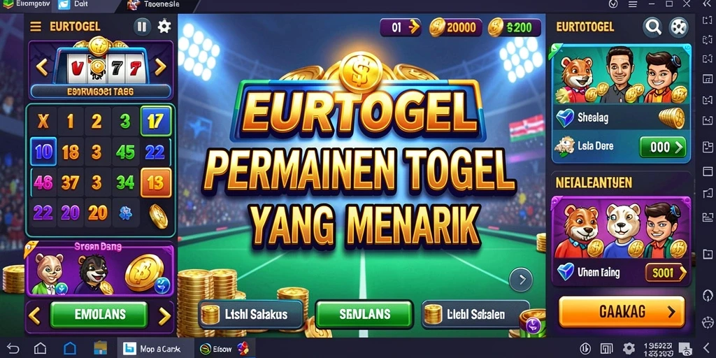 Tampilan gameplay yang menarik dan interaktif dari EUROTOGEL.