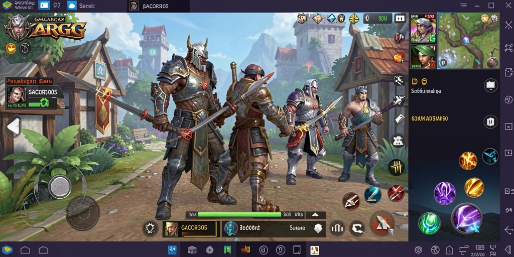Tampilan gameplay seru dan aksi menegangkan di GACOR305.