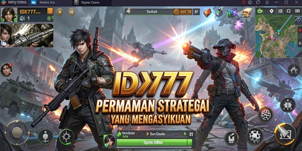 Tampilan gameplay IDX777 yang penuh aksi dan strategi.