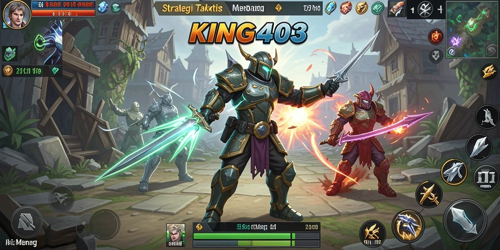 Gameplay KING403 yang menampilkan strategi dan taktik mendalam.