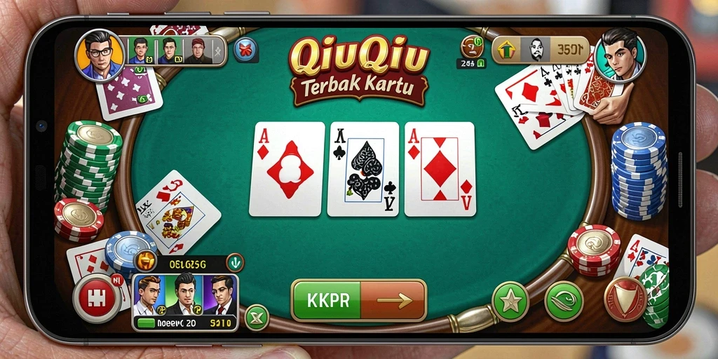 Tampilan gameplay menarik dari KKRP dengan suasana QiuQiu yang seru.