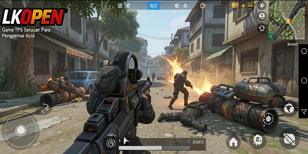 Gameplay menarik dari LKOPEN dalam aksi TPS yang mendebarkan.