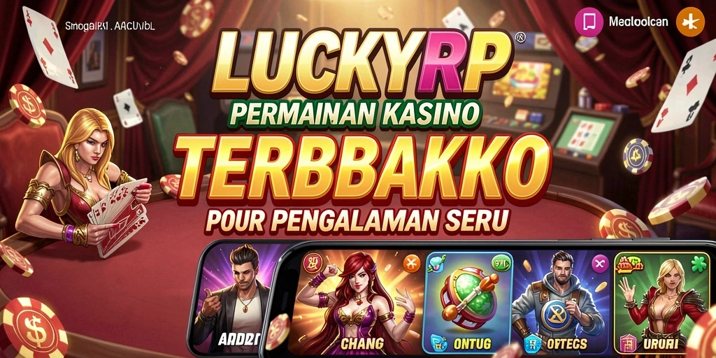 Tampilan gameplay LUCKYRP yang menarik dengan banyak pilihan permainan kasino.
