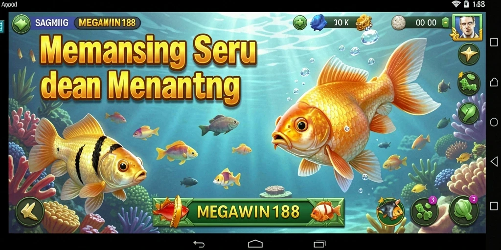 Tangkapan ikan yang menakjubkan dalam gameplay MEGAWIN188.