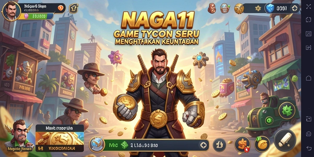 Tampilan gameplay NAGA11 yang menarik dan penuh strategi.
