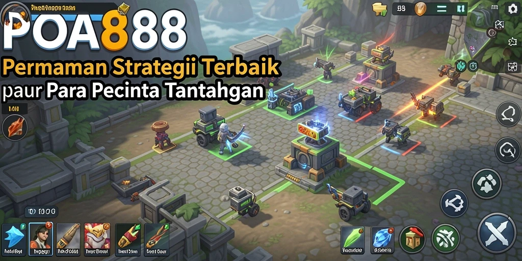 Tampilan gameplay POA88 yang menegangkan dan strategis.
