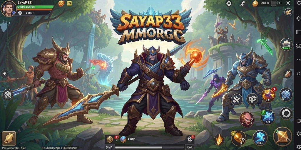 Screenshot utama <strong>SAYAP33</strong> menampilkan aksi menakjubkan dalam petualangan MMORPG.