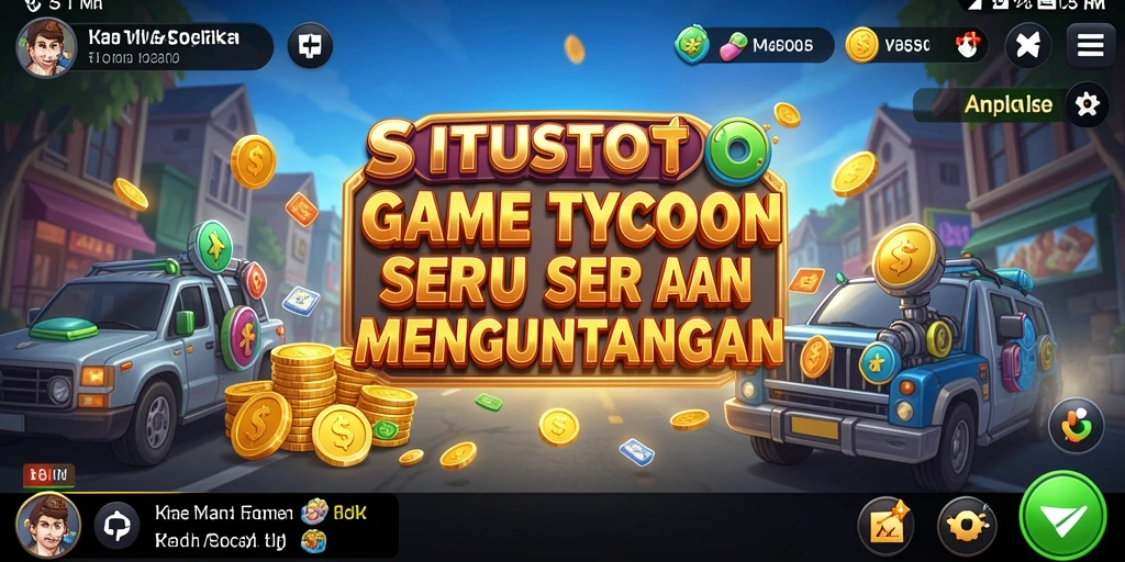 Screenshot dari gameplay SITUSTOTO yang menampilkan dinamika pengelolaan bisnis.