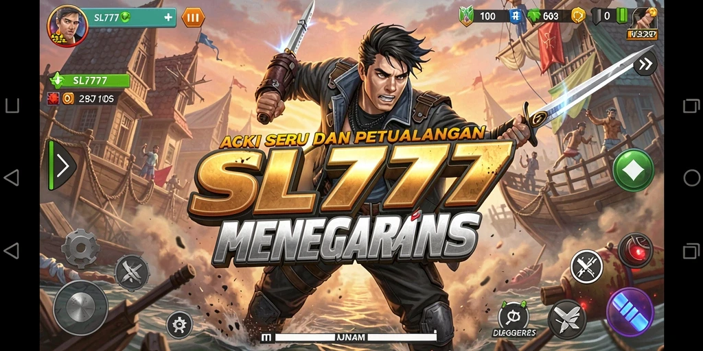 Tangkapan layar gameplay SL777 menunjukkan aksi menegangkan dan grafis yang mengesankan.