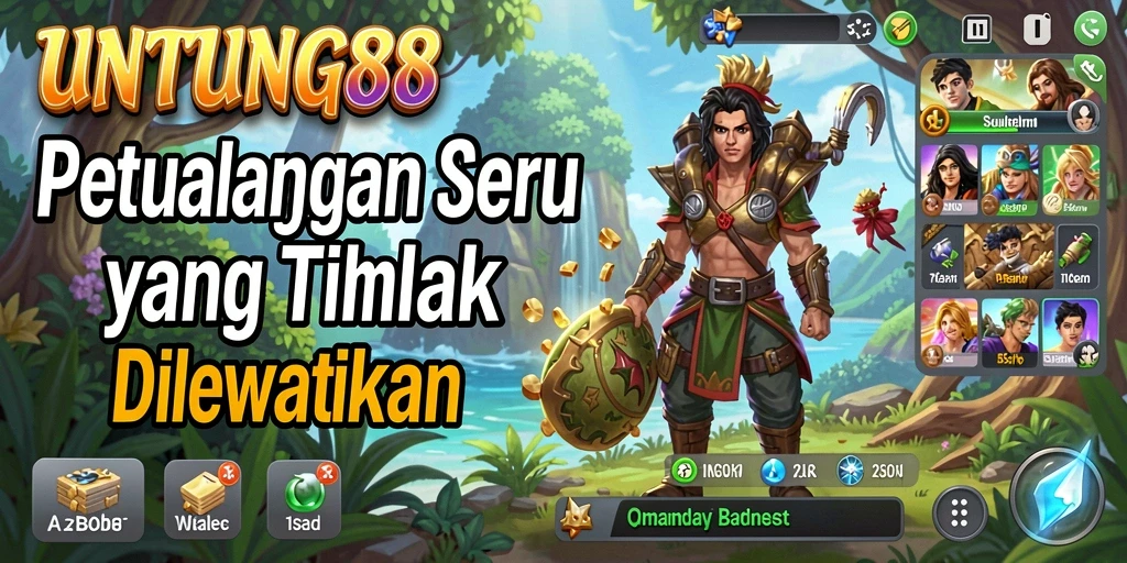 Screenshot UNTUNG88 menampilkan aksi seru dan eksplorasi dunia petualangan.