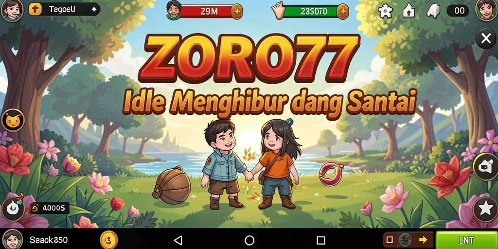 Tampilan gameplay ZORO77 yang menarik dan menghibur.